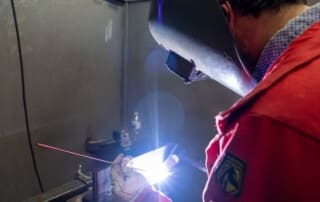 Welder training program allows this student to get paid with learning