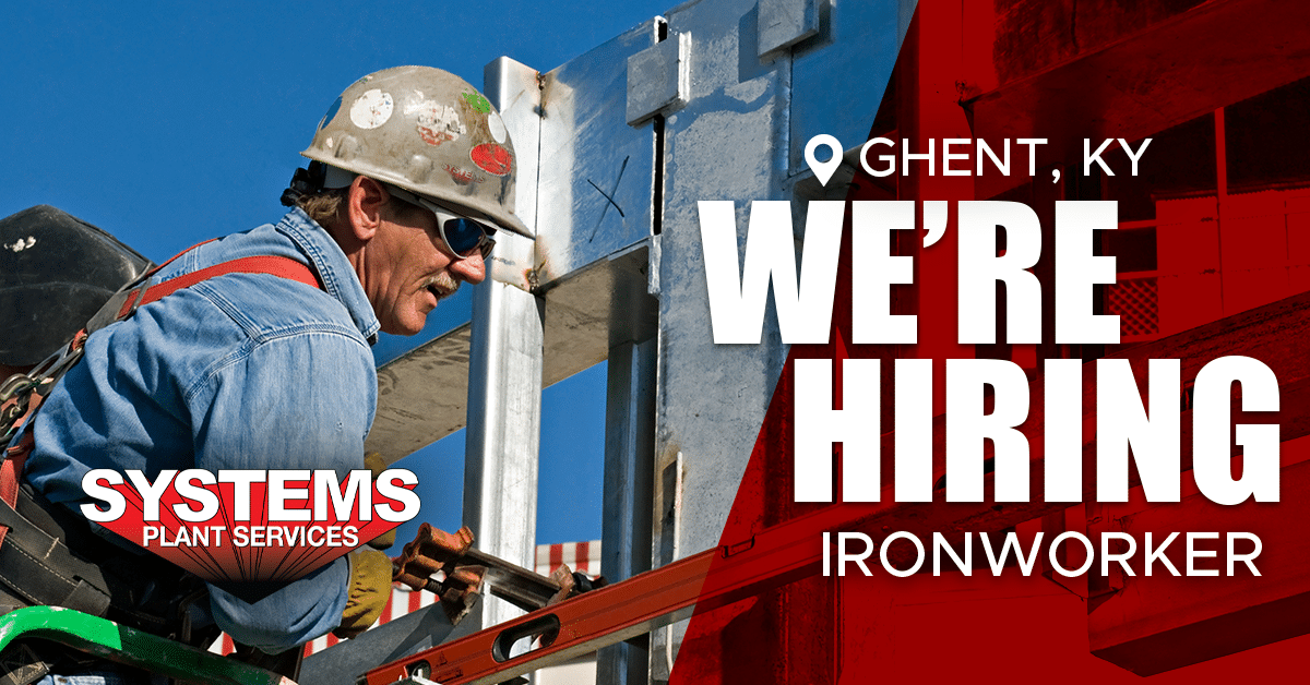 Ironworker Ghent, KY Plant Services Careers