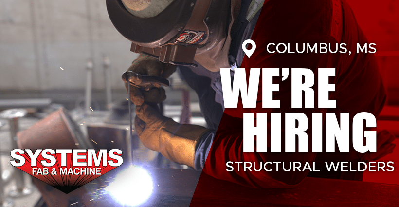 We're Hiring: Structural Welders