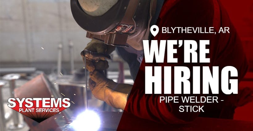 We are hiring Pipe Welder - Stick in Blytheville, AR