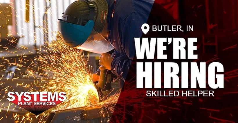 We are hiring Skilled Helper in Butler, IN