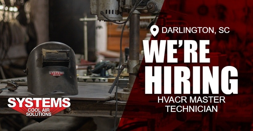 We are hiring HVACR Master Technician in Darlington, SC