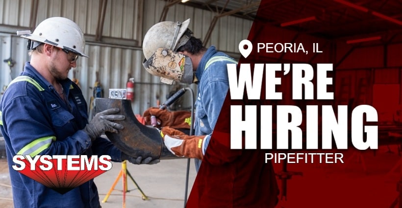 We are hiring Pipefitter in Peoria, IL